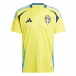 Günstige Fußballtrikots Schweden Heimtrikot EURO 2024 Kurzarm